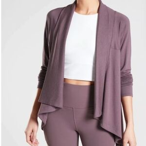 Athleta Nirvana Wear Two Ways Wrap cardigan SZ M